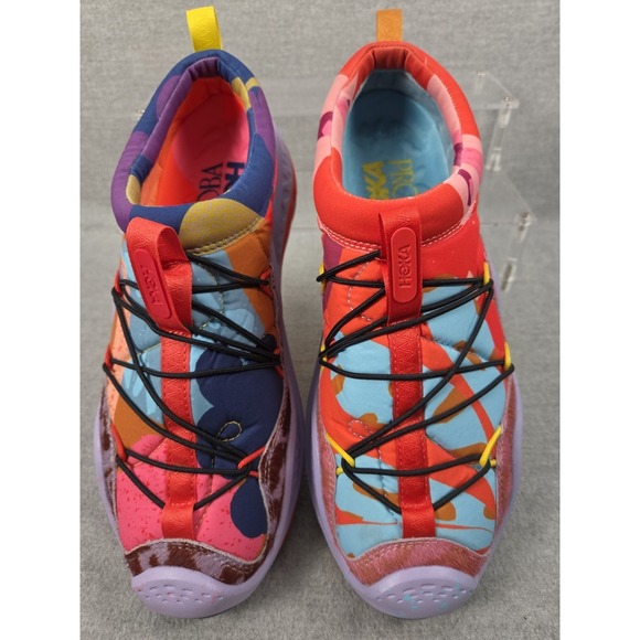 Hoka One One Shoes - Hoka One One Studio Proba Ora Primo Recovery Shoes Orange Gold Womens 11 Mens 10